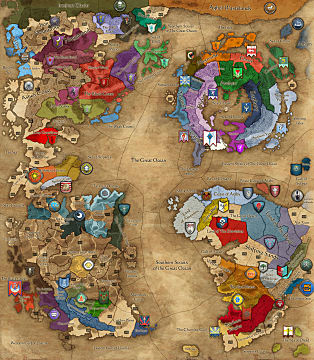 total warhammer mortal empires map